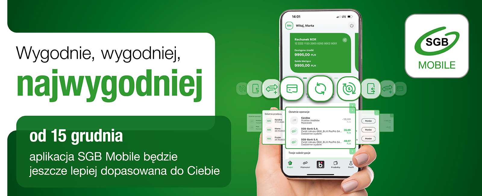 SGB Mobile nowości